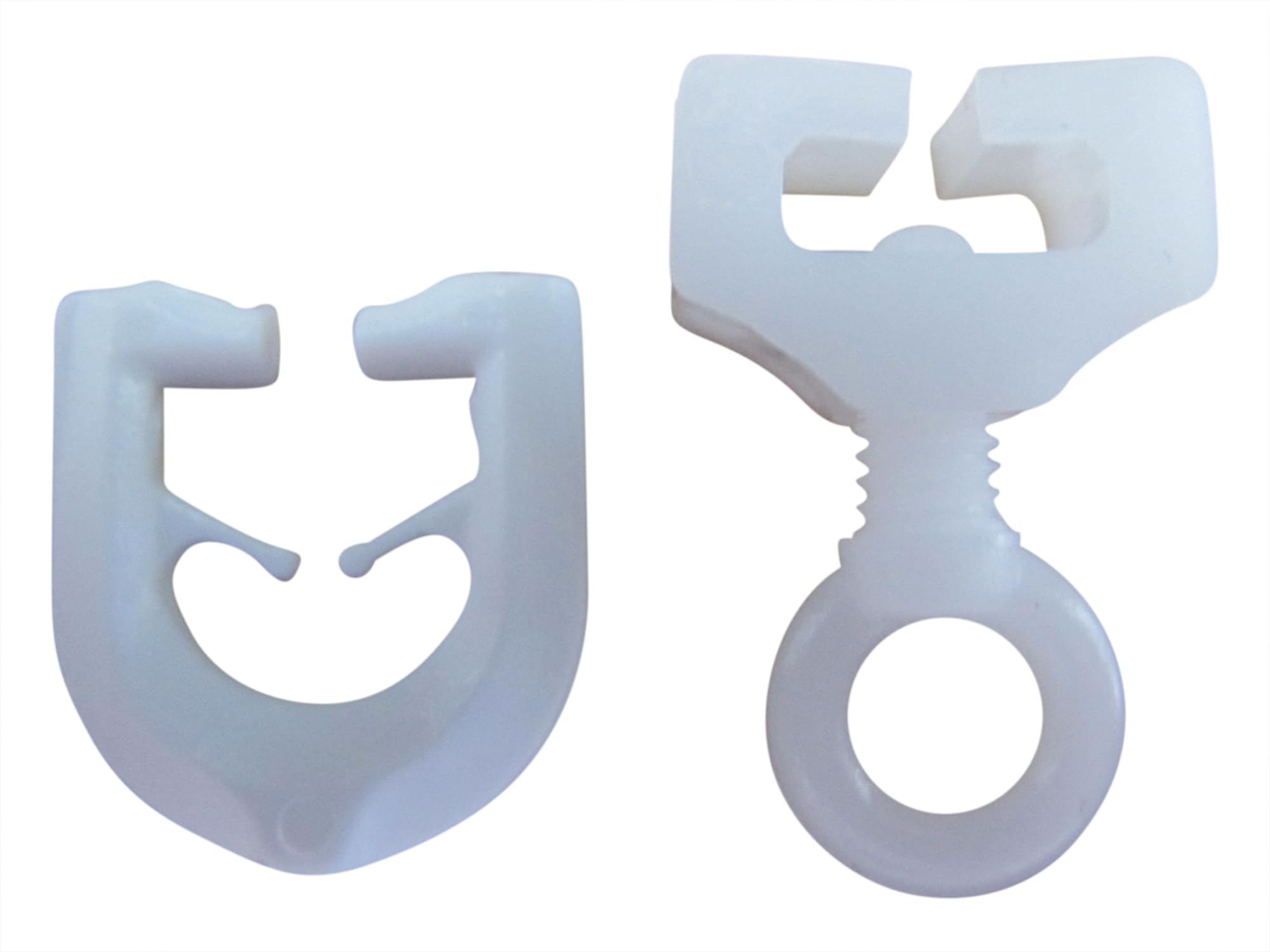 Nastro Portatende Pieghettato 30m X 2.5cm - Fettuccia Bianca Per Tende Con Fori Per Ganci - 2