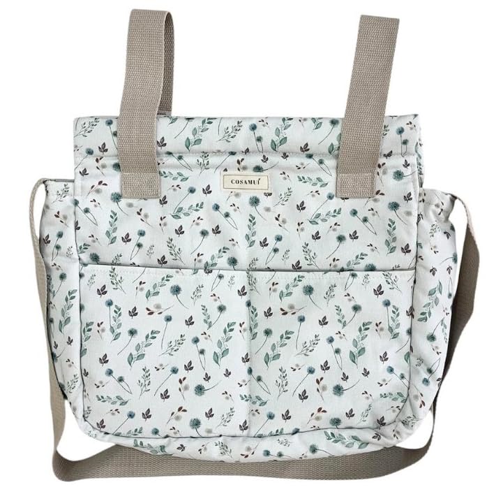 Cosamui Bolso para Carro de bebé de Paseo   Universal   Gran Capacidad   Bolsillos Exterior e Interiores (Diente de León)