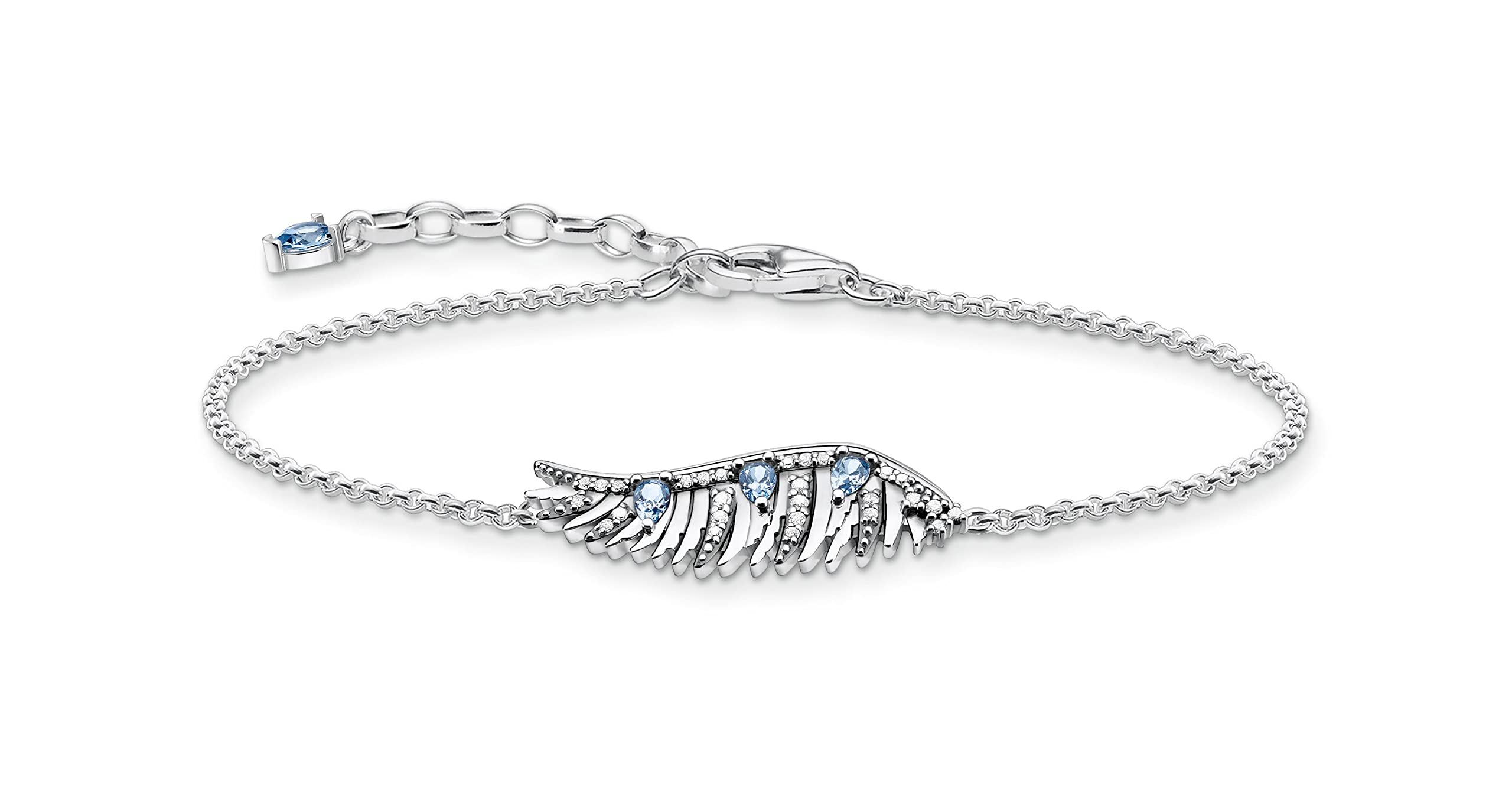 Amazon.co.jp: ブルーストーン付きフェニックスウィングブレスレット