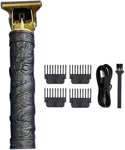 Cortadora de barba, herramientas de peluquería portátil, recargable, recortadora de pelo de dragón, cortadora eléctrica para uso personal, 7