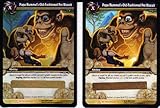 Upper Deck World of Warcraft Papa Hummel's Old Fashioned Pet Biscuit Loot Card - 2 Pack