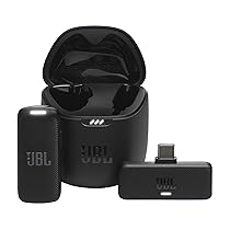 JBL Quantum Stream Wireless, Microfono a Condensatore Indossabile per Streaming e Registrazione, con Pattern Polare Omnidirezionale, USB-C Compatibile con Dispositivi Android