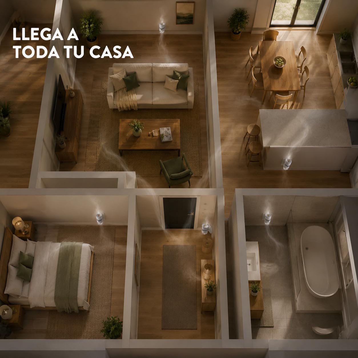Air Wick Eléctrico - Recambio de Ambientador Automático Eléctrico, Esencia con Aroma a Ropa Limpia, Flor, 19 Mililitros, El embalaje puede variar