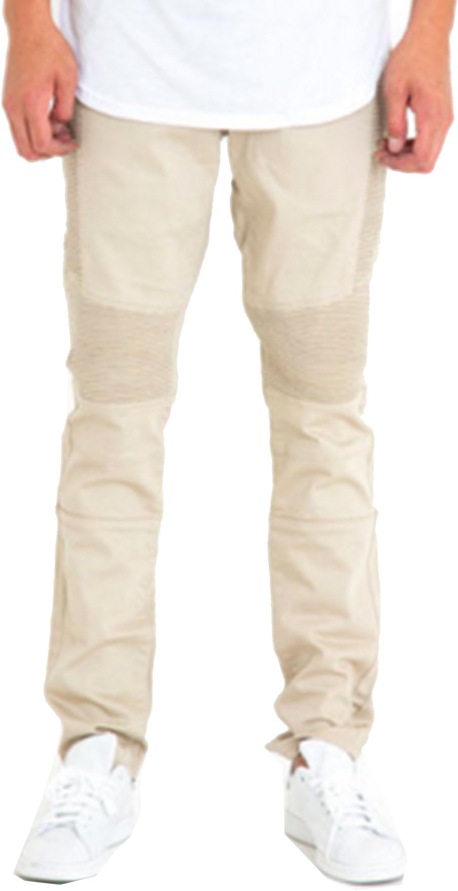 Crysp Jordan Biker Denim Jeans In Khaki Size 34