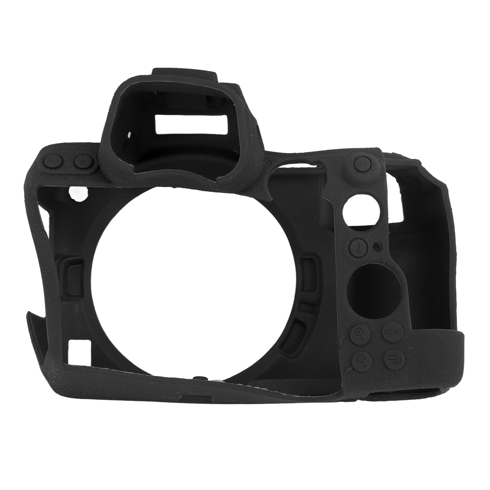 Custodia in Silicone per Fotocamera per Z5 Z6II Z7II, Custodia Protettiva Antiurto Antiscivolo per Fotocamera Mirrorless per Z5 Z6II Z7II (Nero)