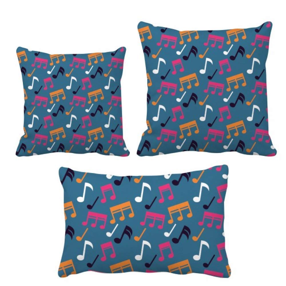 Coussin de musique colorée en bleu parfait pour décorer votre canapé de salon