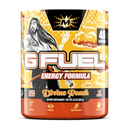 G Fuel Divine Peach Energy Powder, 9.8 oz (40 servings)