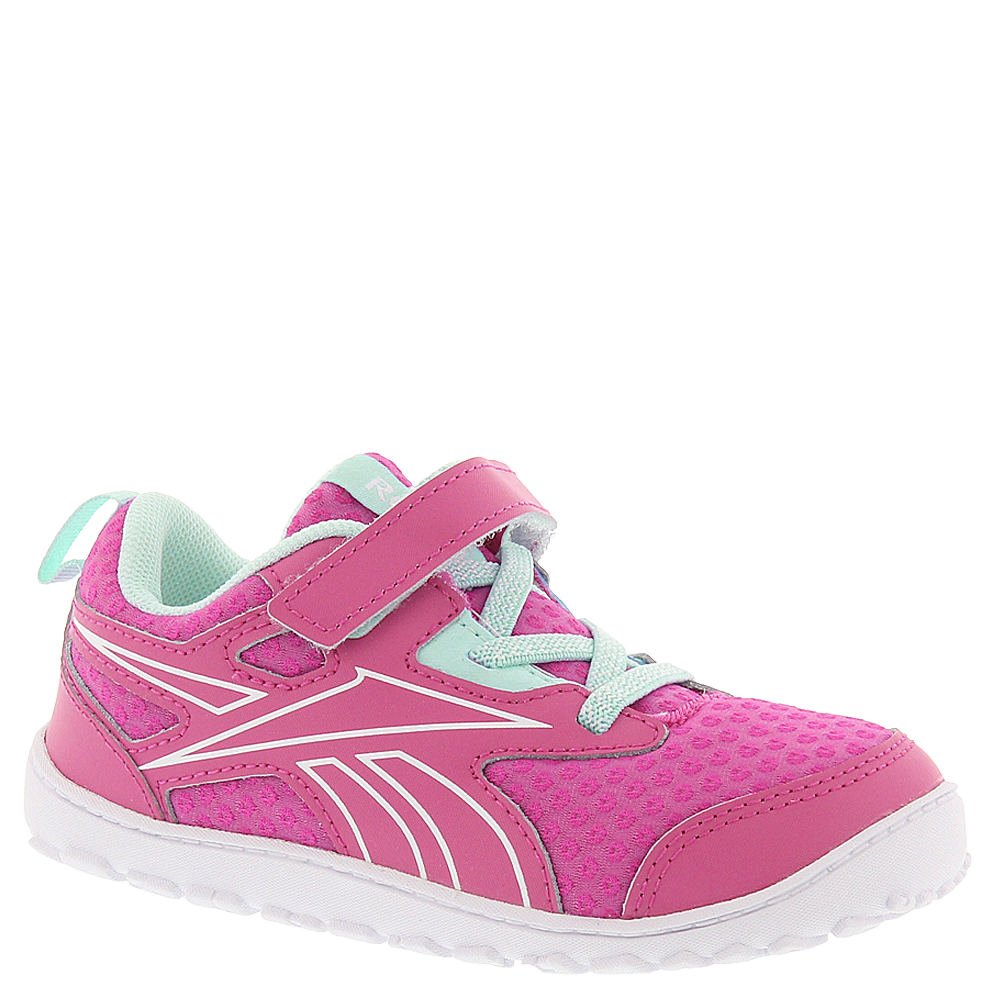Reebok Ventureflex Stride III Shoe (Infant/Toddler), Charged Pink/Cool Breeze/White, 6 M US Toddler