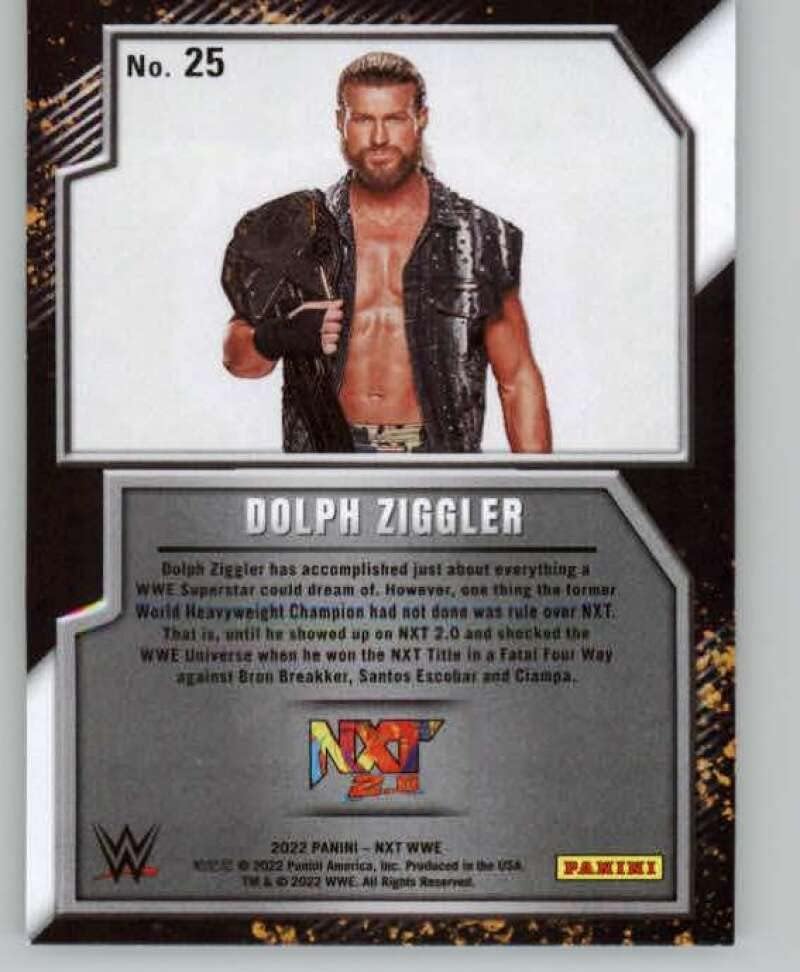 Miniatura 2 de 2022 Panini WWE NXT Black and Gold #25 Dolph Ziggler Raw