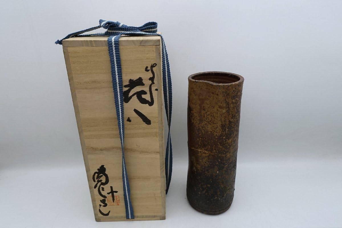 Amazon.co.jp: 備前焼 難波 周作 花器 花入 : ホーム＆キッチン