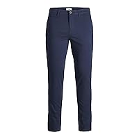 JACK & JONES Jjimarco Jjbowie Sa Navy Blazer Noos, Pantaloni Uomo