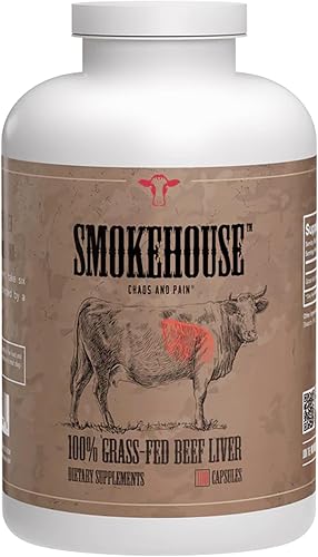 Cápsulas de hígado de res desecadas alimentadas con pasto, apoya la producción de energía, el bienestar de todo el cuerpo, la desintoxicación y la