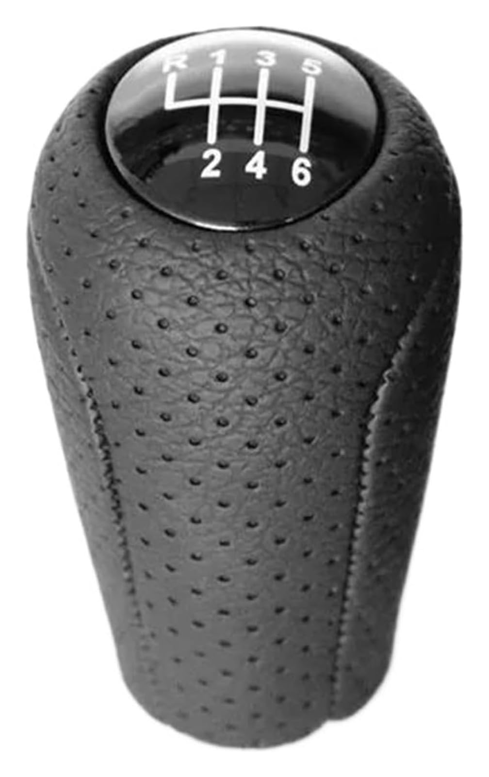 Jsrvqkms With Hole Car Gear Knob For Mazda 3 Bk Bl Cr Cw Ii Gh Cx-7 Er Mx-5 Nc Iii 23 Mt Pomo 5 6 Speed Gear Shift Knob Pen Lever Arm Headball Bal(,6 Speed)