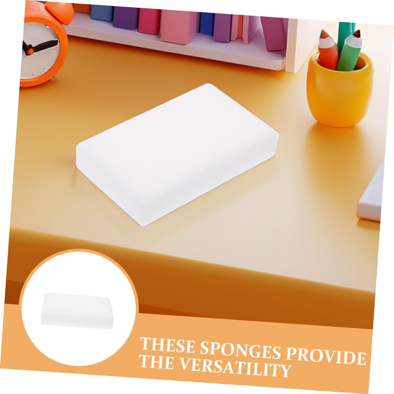 VILLFUL 8pcs Bulk Sponges Blocks Soft Sponge Sheets for Crafting Paint Carve Sculpture Modeling Art Decor