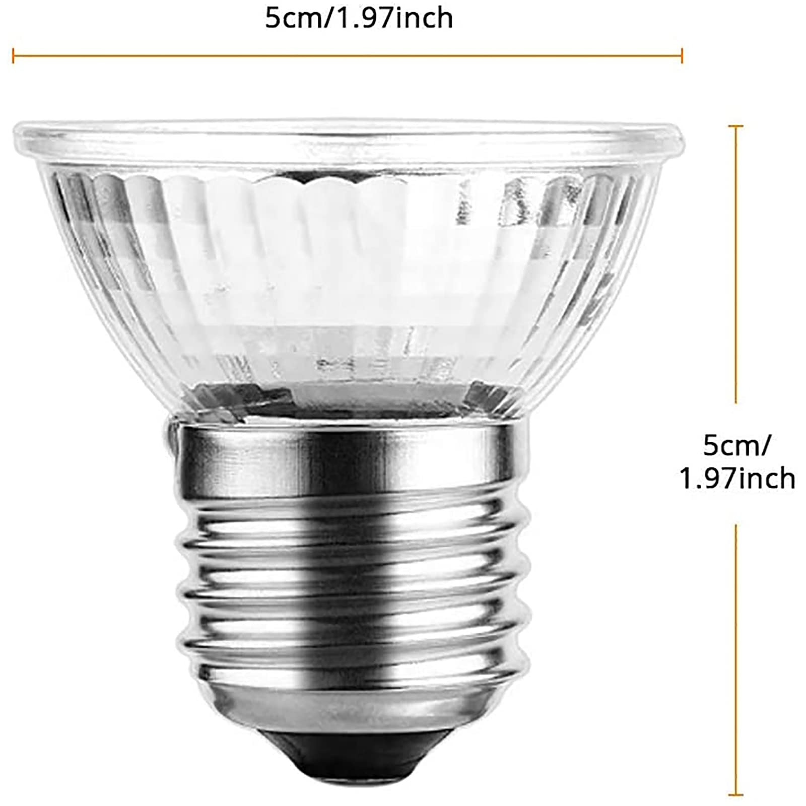 6 Lámpara de reptiles,Luz Reptiles Luz de Calentamiento, Lámpara de Calentador de Reptiles UVA + UVB Accesorio de Bombilla de lámpara de Calor de Acuario para Lagarto Tortuga,75W