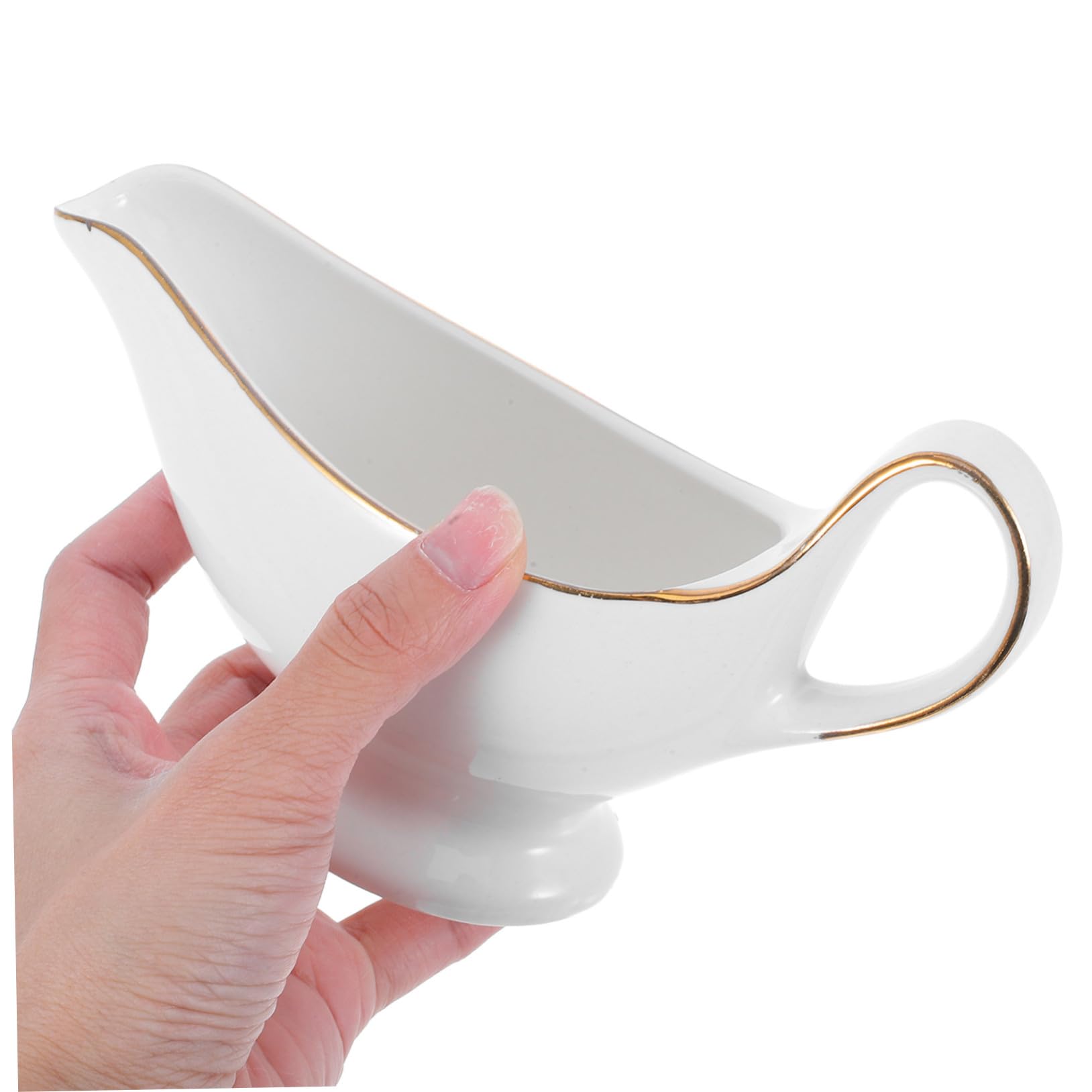 NUOBESTY Salsiera in Dorato, Contenitore per Salsa e Aceto, per Ristoranti e Feste, Design e Funzionale