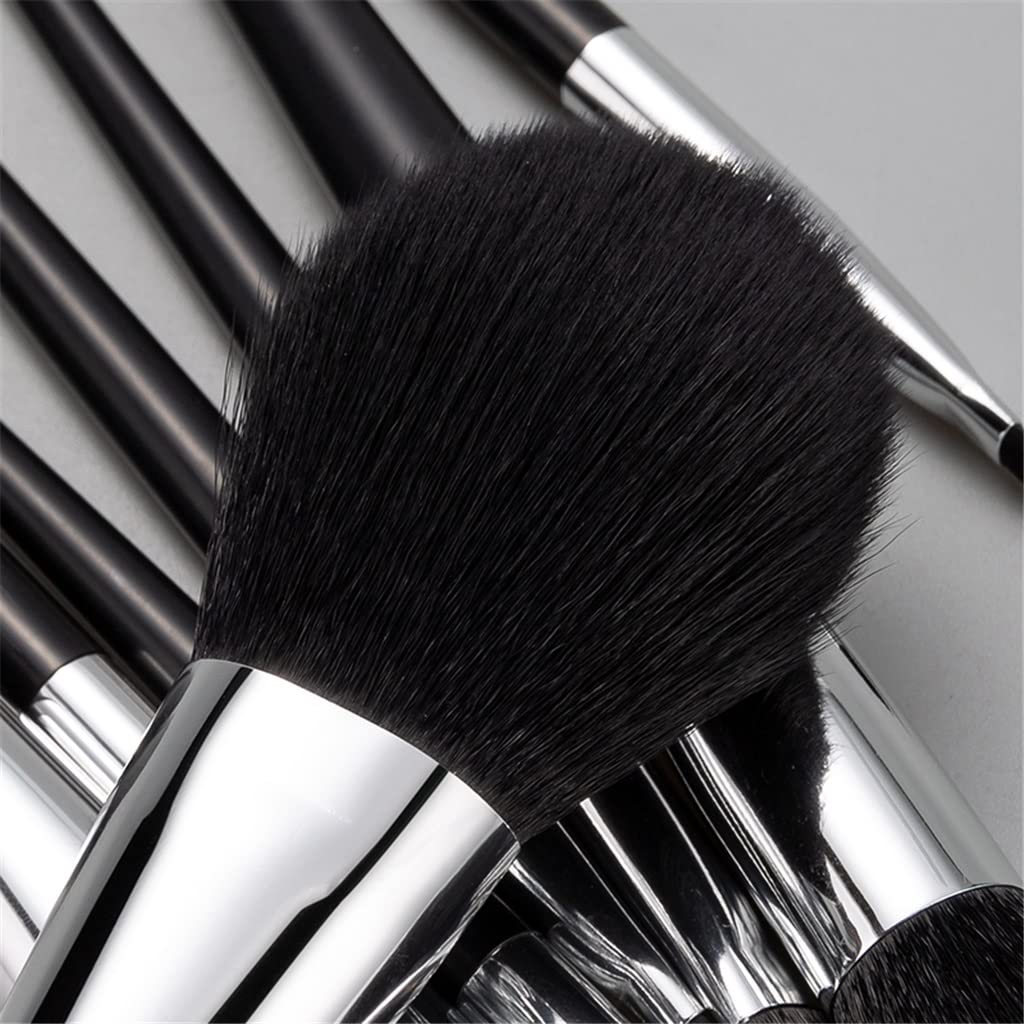 Juego de 8 brochas de Maquillaje de Pelo sintético, para Base, Polvos, resaltador, Maquillaje Facial, Herramienta para Mezclar Sombras de Ojos