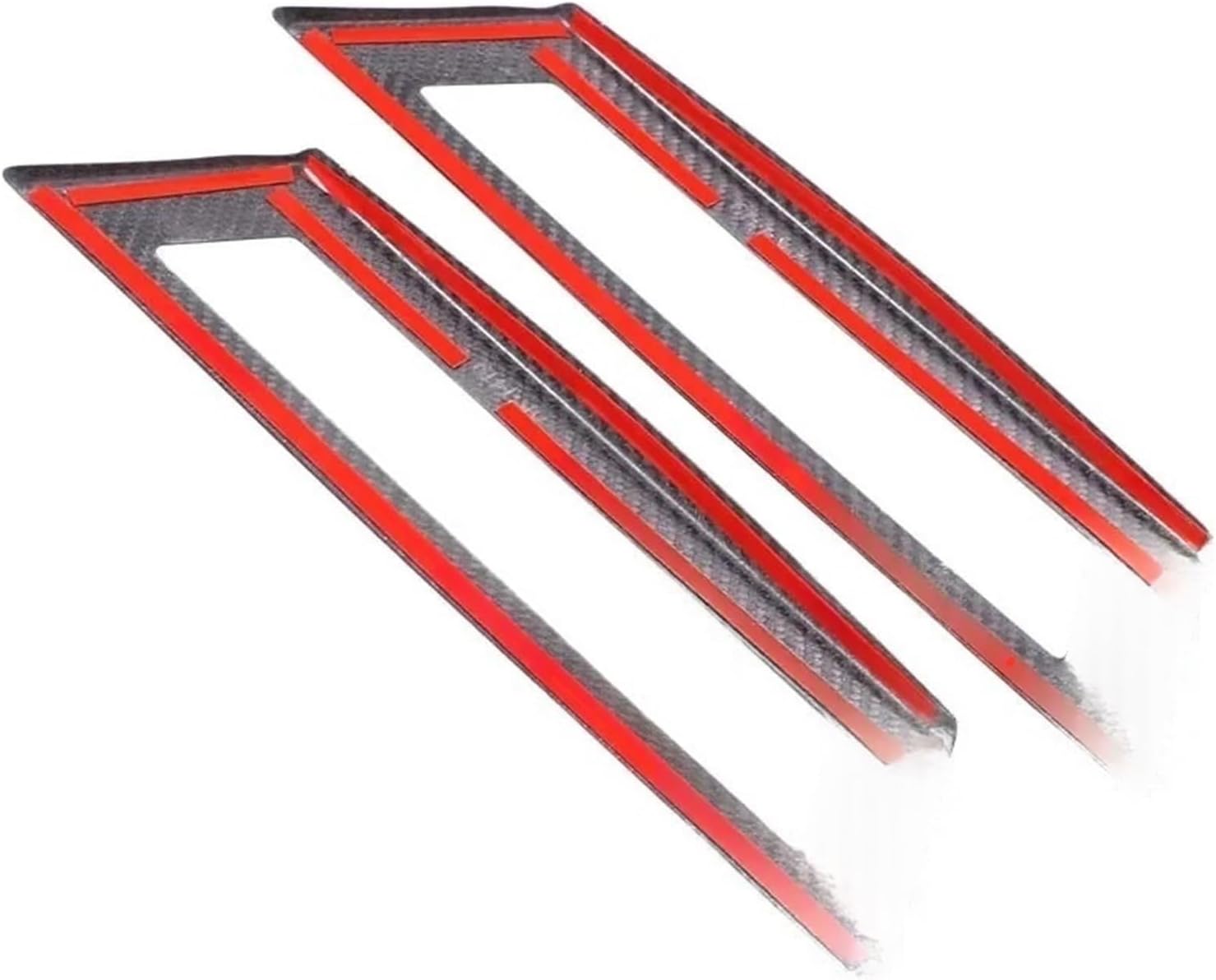 Real Carbon Fiber Compatible With Tesla Cybertruck 2024+ Under Seat Air Outlet Protective Cover Car Decoration Accessories
