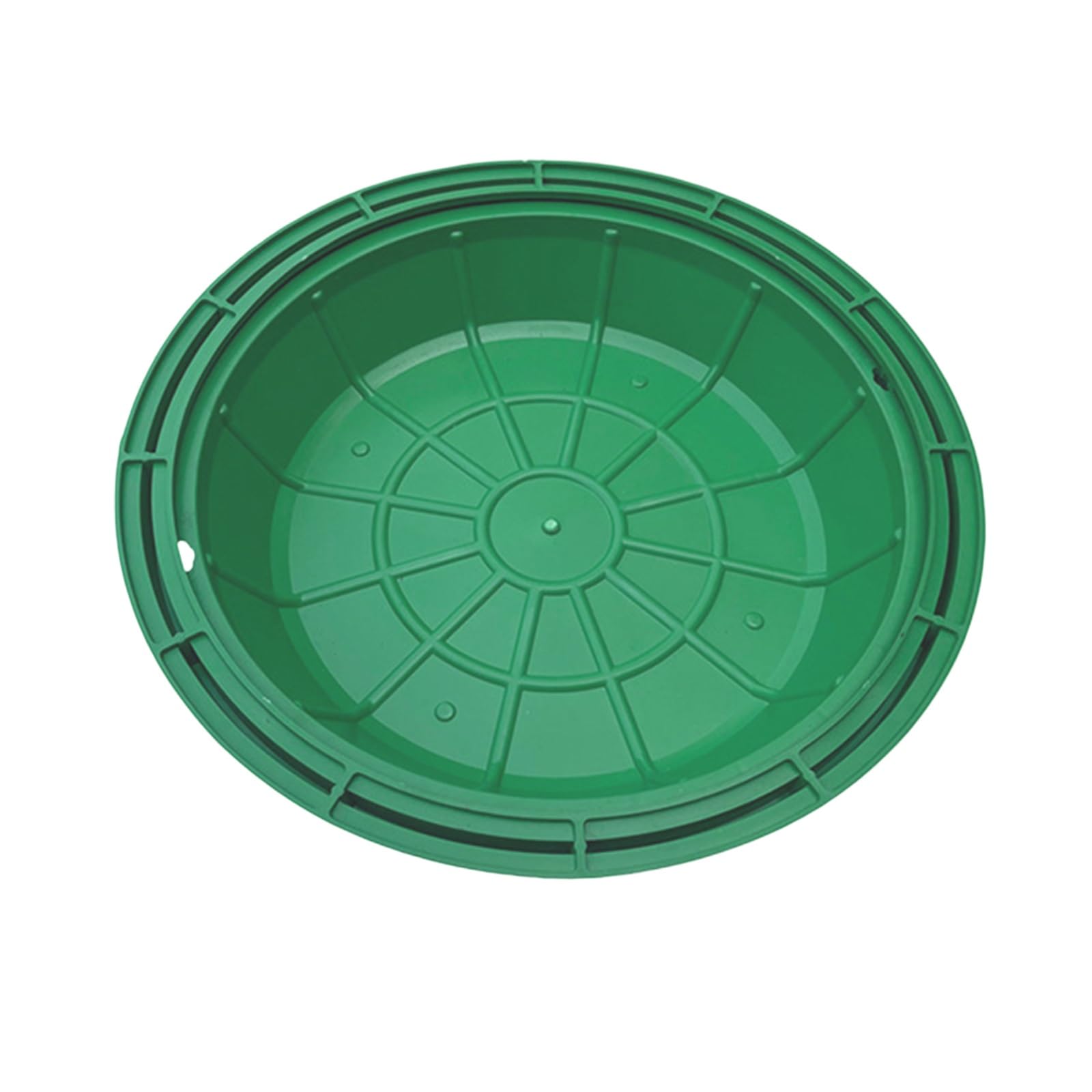 Laohucai Round Removable Recessed Manhole Cover, Invisible Manhole Cover and Base, Embedded Outdoor & Indoor Inspection Cover, Septic Tank Cover for Yard Lawn Garden Pavement School(50cm/19.7in)