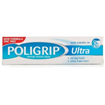 Poligrip Ultra Denture Fixative Cream 40g - Pack of 12 [Personal Care] by Poligrip