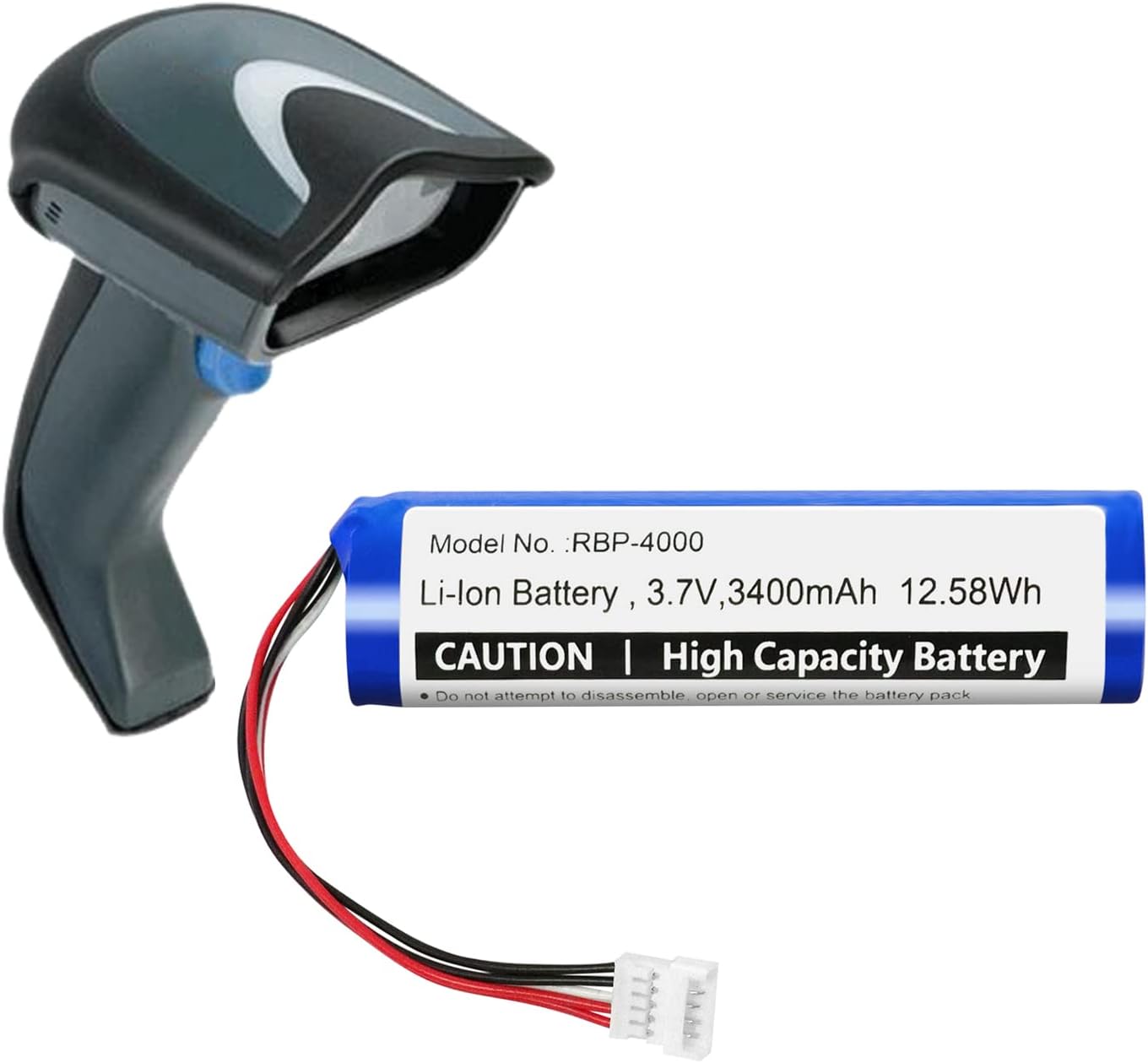 WUHAO BT8 Replacement Battery [Upgraded] 3400mAh for