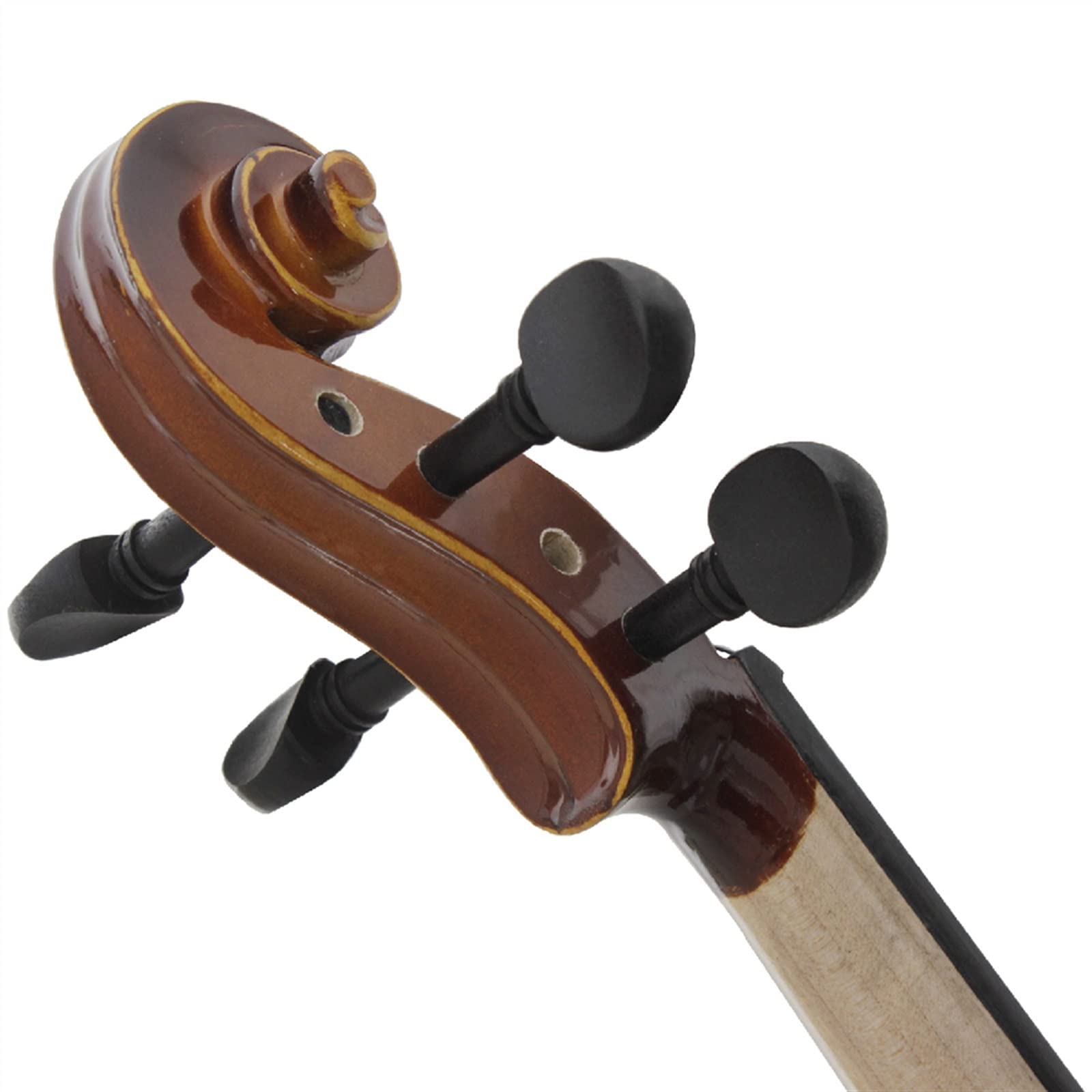TSTS Violine anfänger Akustisches Geigen-Saiteninstrument Aus Hellem Ahorn Mit Bogen Und Koffer, Musikzubehör-Set (Color : 4/4)