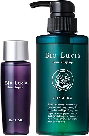 Amazon Bio Lucia ビオルチア 育毛の研究から生まれた オーガニック シャンプー ヘアオイル セット ノンシリコン 弱酸性 キューティクル 補修力 ツヤ 潤い 水分量キープ 頭皮ケア ｂｉｏ ｌｕｃｉａ シャンプー 通販
