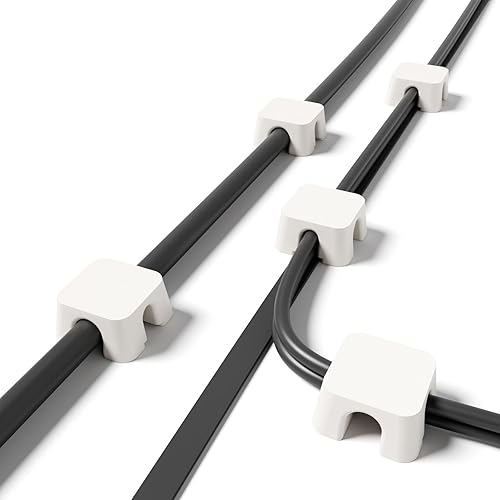 Miniatura 10 de Organizador magnético de cables  Protector de cables multiusos de escritorio y clip de gestión de cables para el hogar y la oficina