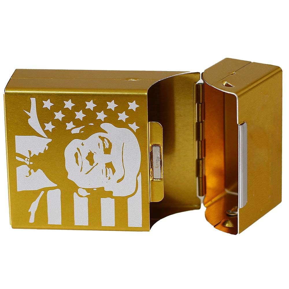 Amazon | Lanxitown トランプ シガレットケース マグネットフリップ