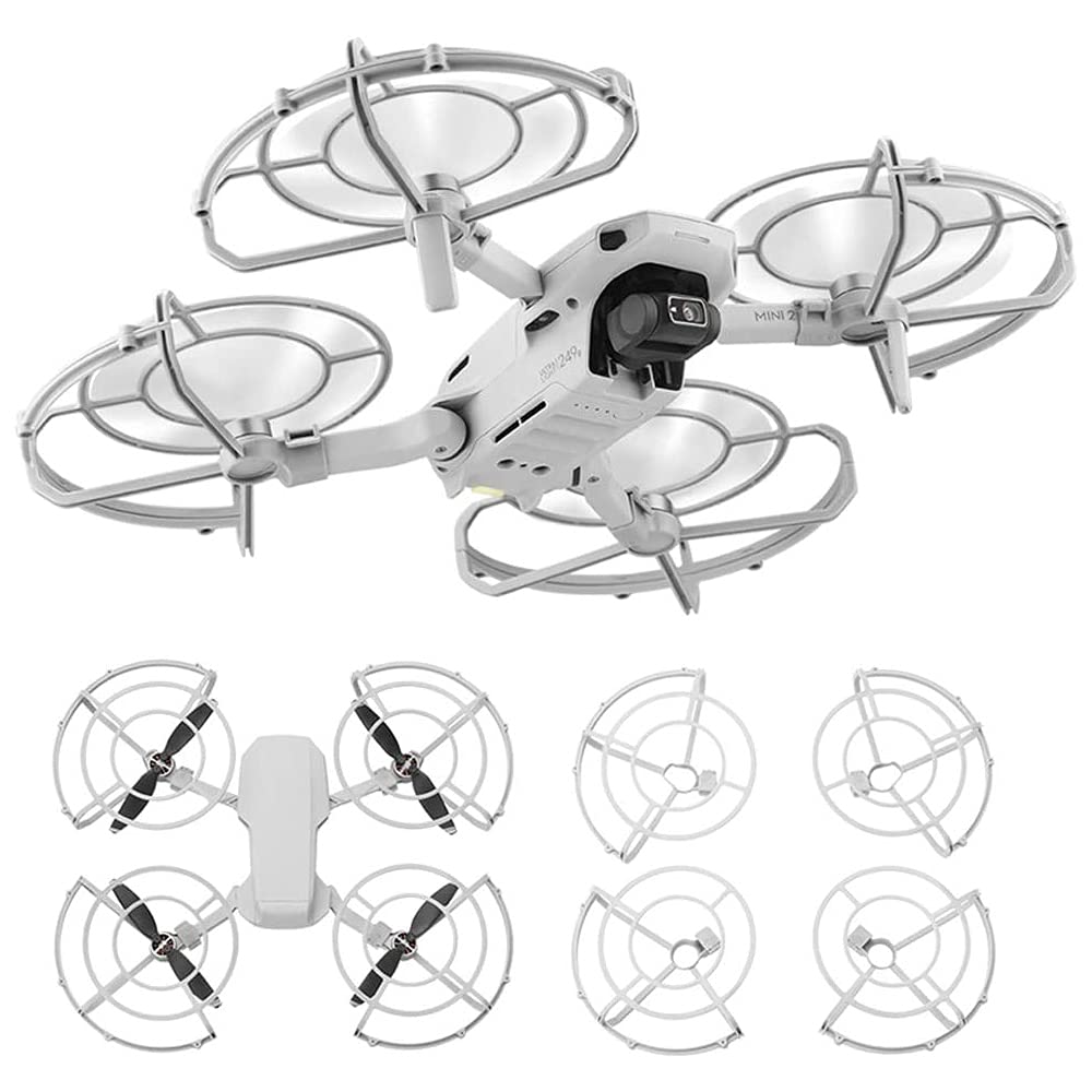 Propellers and Propellers Guard Protection para Mini 2 Juego de accesorios para drones Juego de accesorios de hoja de respaldo de repuesto Tornillo de aire