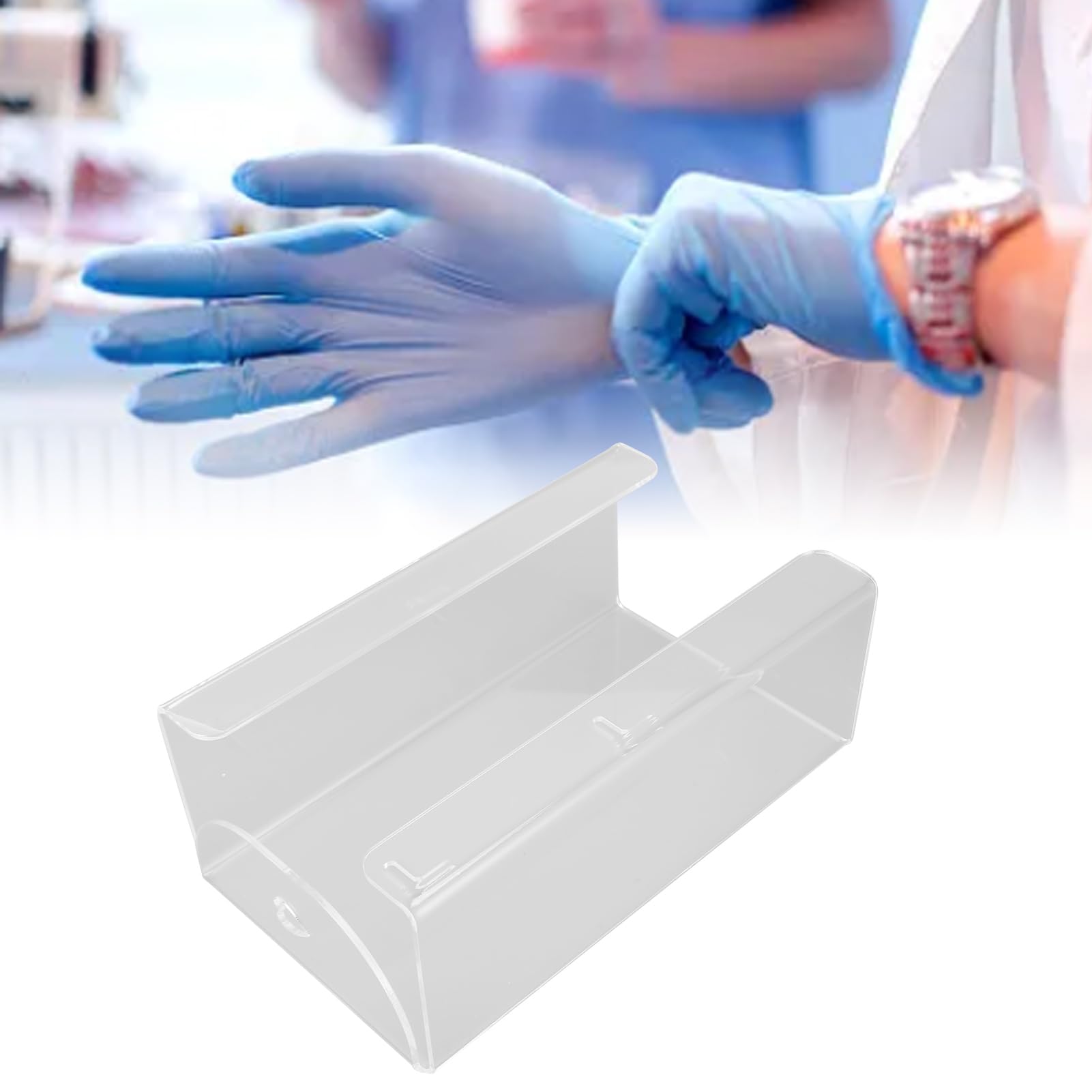 Distributore Per Guanti In Acrilico - Porta Guanti Da Parete Per Ufficio, Casa O Ristorante - Foto 5