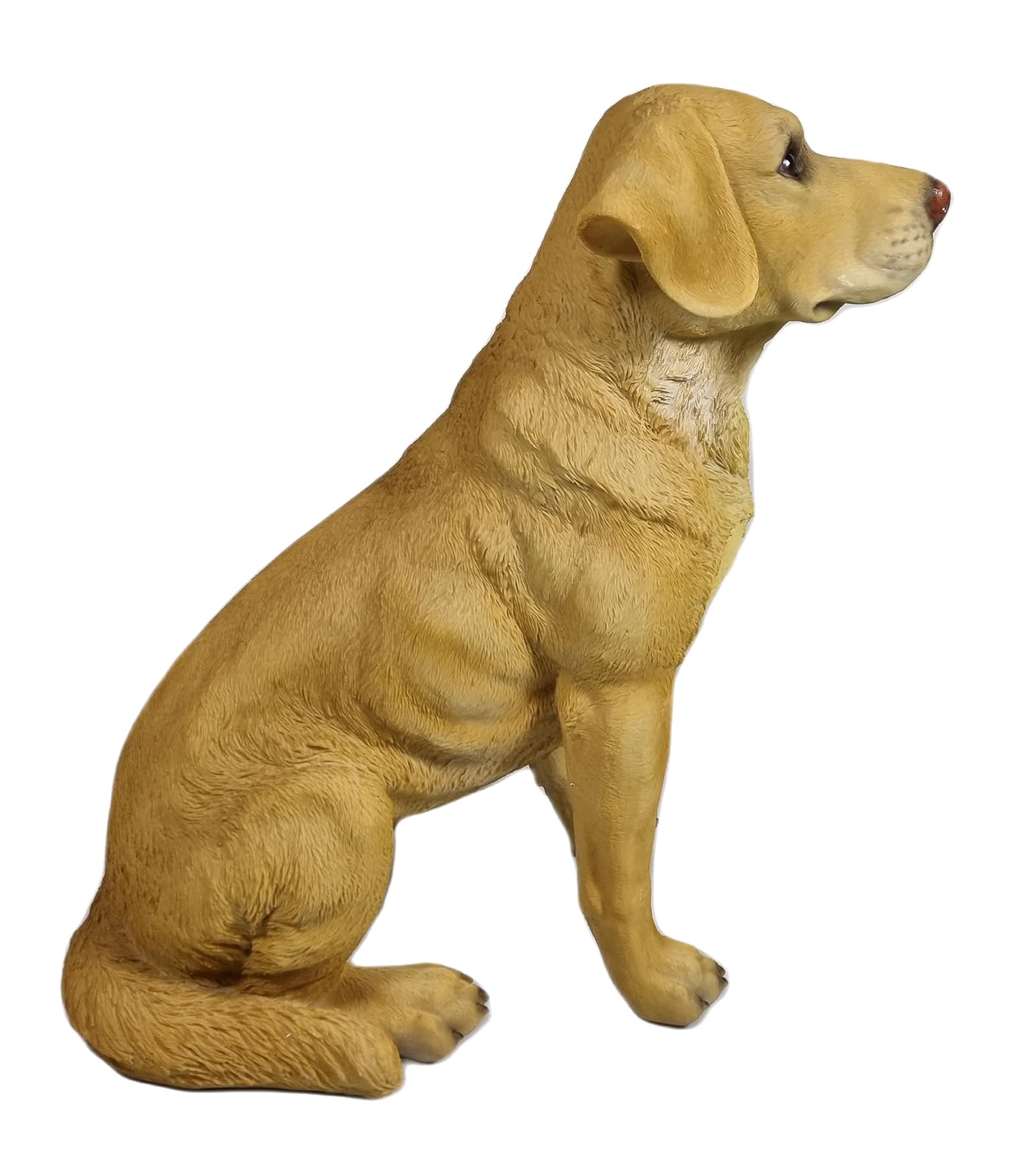 Dekofigur Labrador Balou Gartenfigur Hund sitzend | lebensecht, Indoor, Outdoor