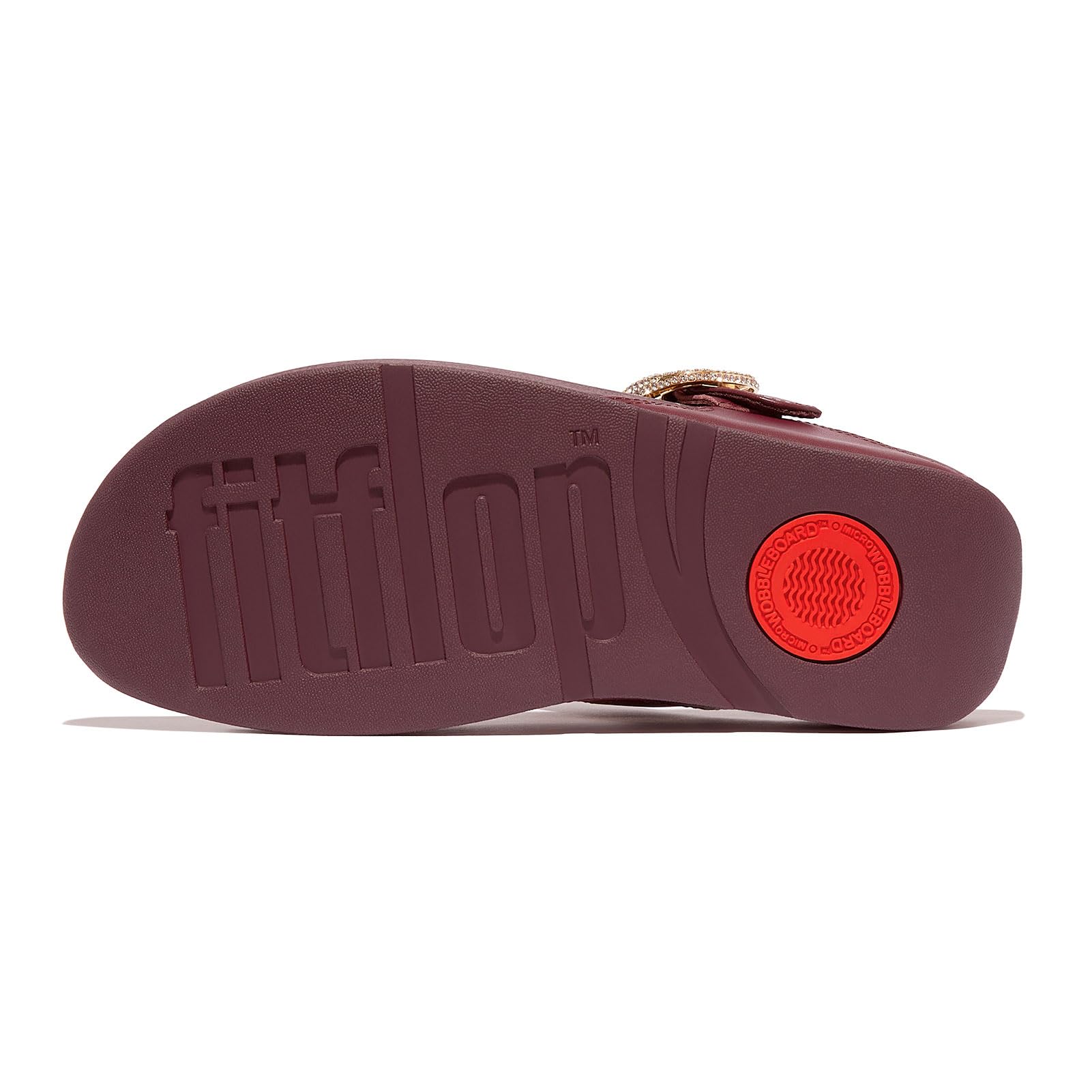 Fitflop Lulu - Sandalias de Piel Con Hebilla de Cristal SandaliaMujer