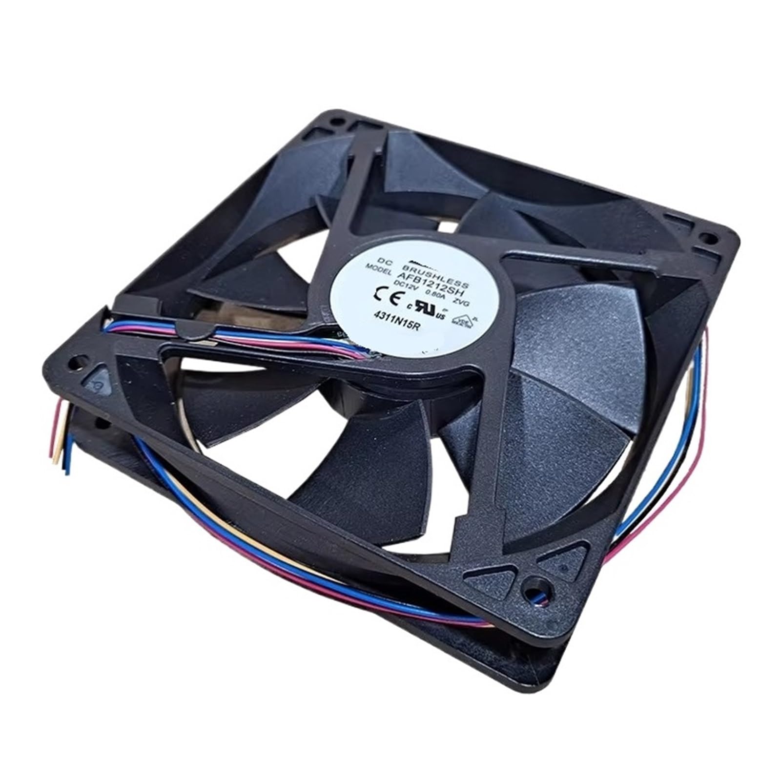 Lzikkgki One Color Afb1212shzvg 12V 0.8A 12025 Four Wire Dc Fan
