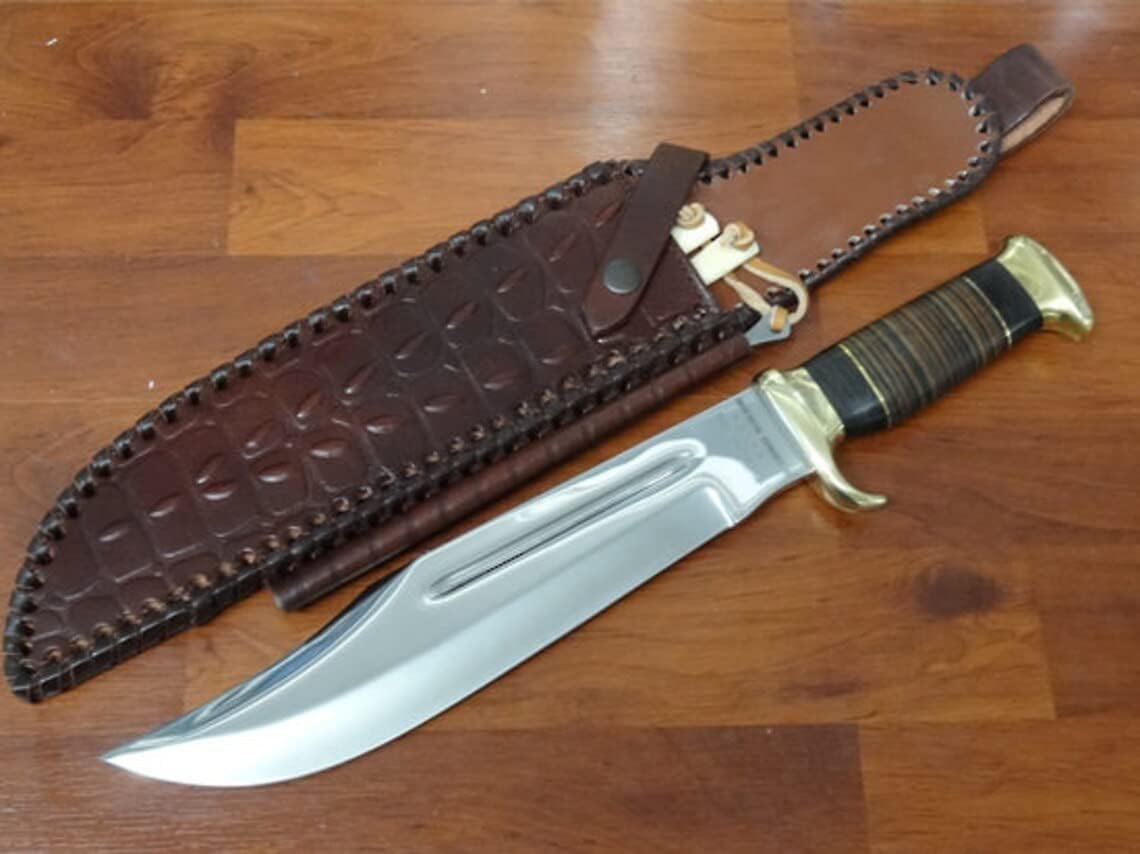 Mega Blades Crocodile Dundee Knife KE06047HT D 2 Steel