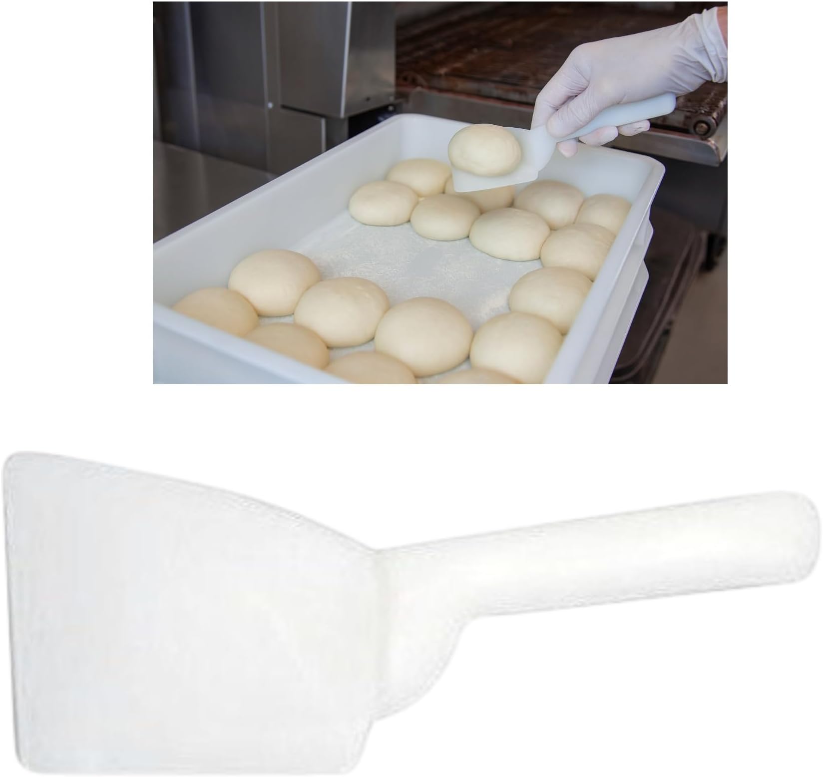 THW® Plastic Multi-Purpose Bread Pizza Pastry Cookie Dough Scraper Cutter Chopper with Handle- Bench Scraper