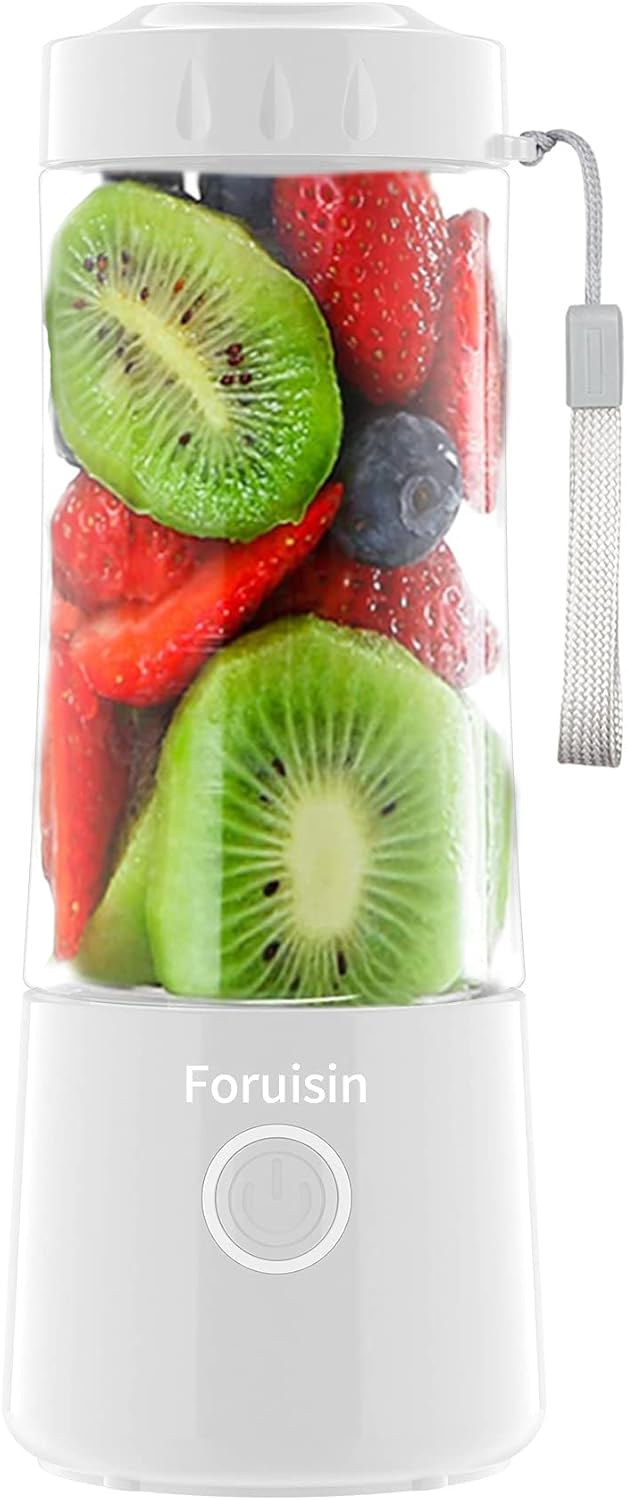 Foruisin Portable Blender, Personal Smoothie Mixer, 14 OZ