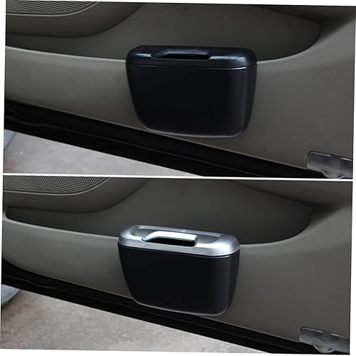 Miniatura 9 de CIYODO Bolsa de basura para coche, bolsa de basura para automóvil, contenedor de basura lateral azul, basura portátil, universal para automóvil,