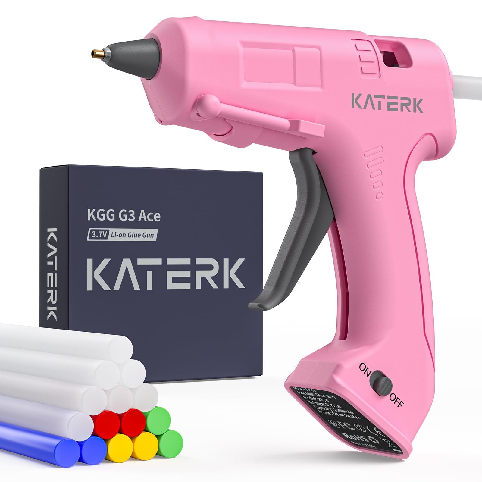 Cordless Hot Glue Gun Kit, 15 ct