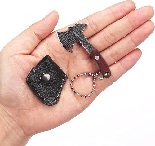 Miniatura 3 de Mini Knife Set,Tiny Knife Set with Sheath,Mini Pocket Knives Keychain for Knife Collectors Gifts and Package Opener Box Cutter (6)
