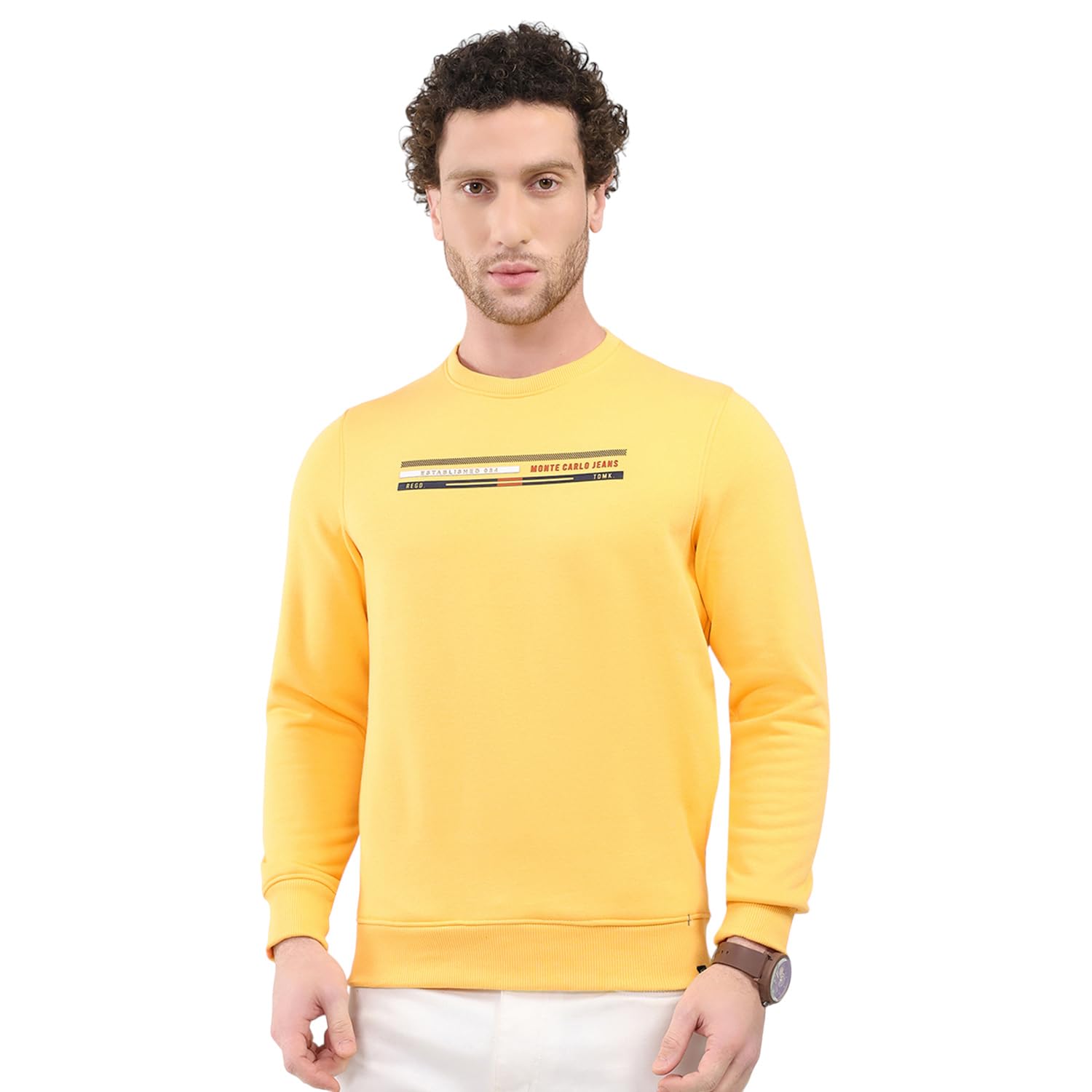 monte carlo Men’s Regular Fit Printed Round Neck Full Sleeve Sweatshirt | Fashion Print Pattern | Soft Comfortable Fleece | Trendy Winter Wear Sweatshirt for Men (Pack of 1)-picture-24