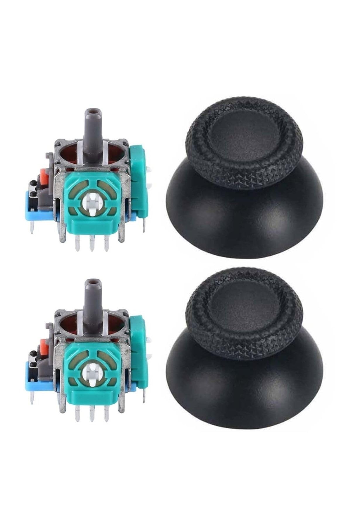 Ps5 Analog Motor Ve Topuz Seti 2+2 Playstation 5 Tamir Ps5 Motor Kol Tamir Seti Yedek Parça