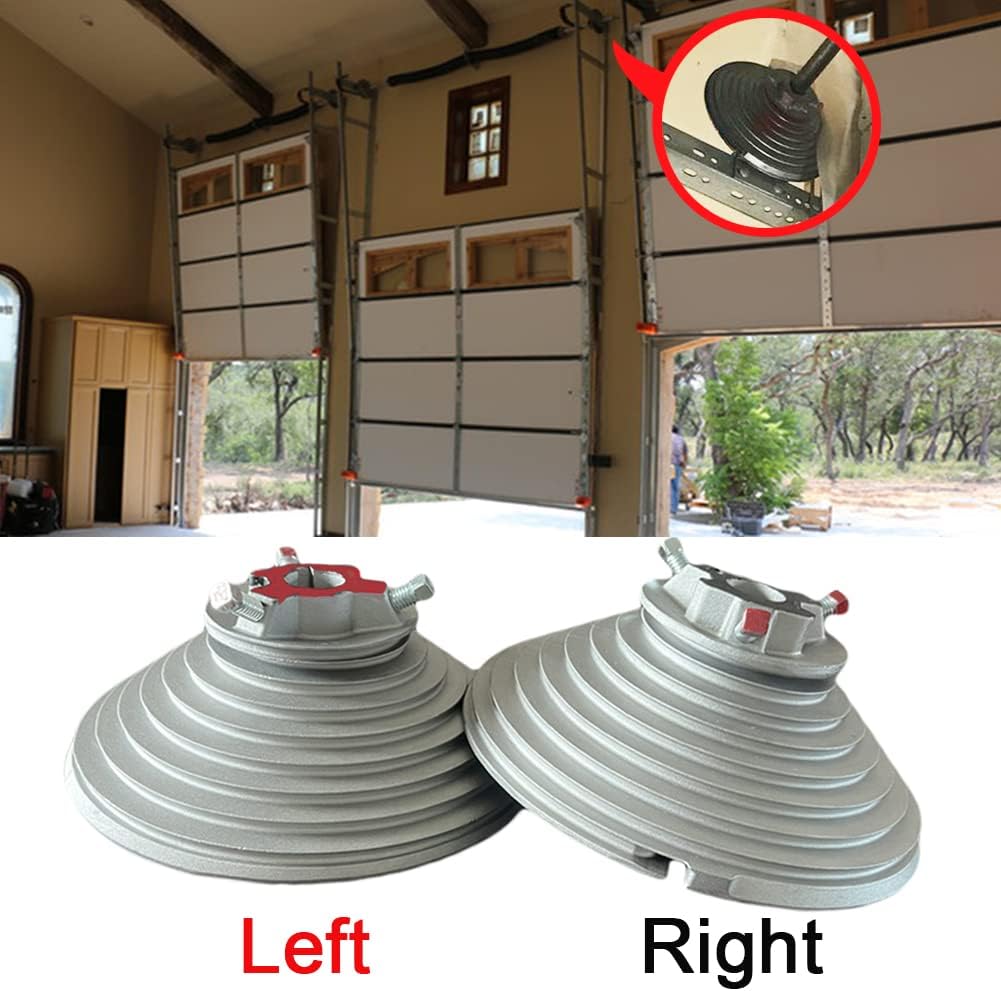 Garage Door Cable Drums Replacement Up to 11' High Doors Vertical Lift 850-11VL - One Pair(Left and Right)