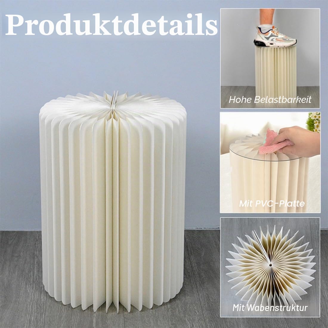 Zylinderständer für Party Papier Zylinder Ständer,Faltbare Zylinderförmige Blumenständer,runder Tischaufsatz Papiersäulen Säulen Display Hochzeit 20/40/60/80/100 cm hoch,1 Stück(Schwarz,H 100cm)