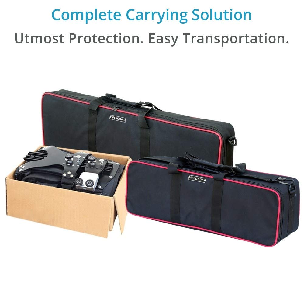 FLYCAM Zest Pro Electronic Video Camera Stabilizer Gold Mount with