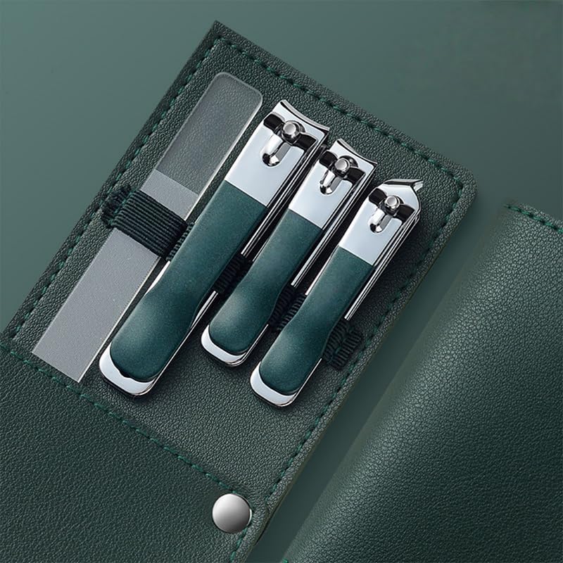 4 Pcs Toe Nail Clippers for Men Women Seniors Adults Nail Clipper Set Including Stainless Steel Fingernail Thick