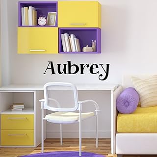 Fancy Cursive Single Personalized Custom Name Vinyl Wall Art Decal Sticker 36