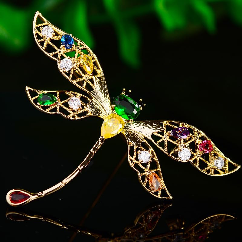 Image of Fashion Dragonfly Booch Pin Jewelry Gift for Women