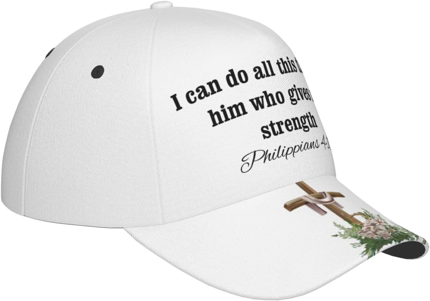 Jesus Bible Baseball Cap Cross Adjustable Snapback Cap Bible Sun Hat Christian Cap Bible Verse Baseball Caps
