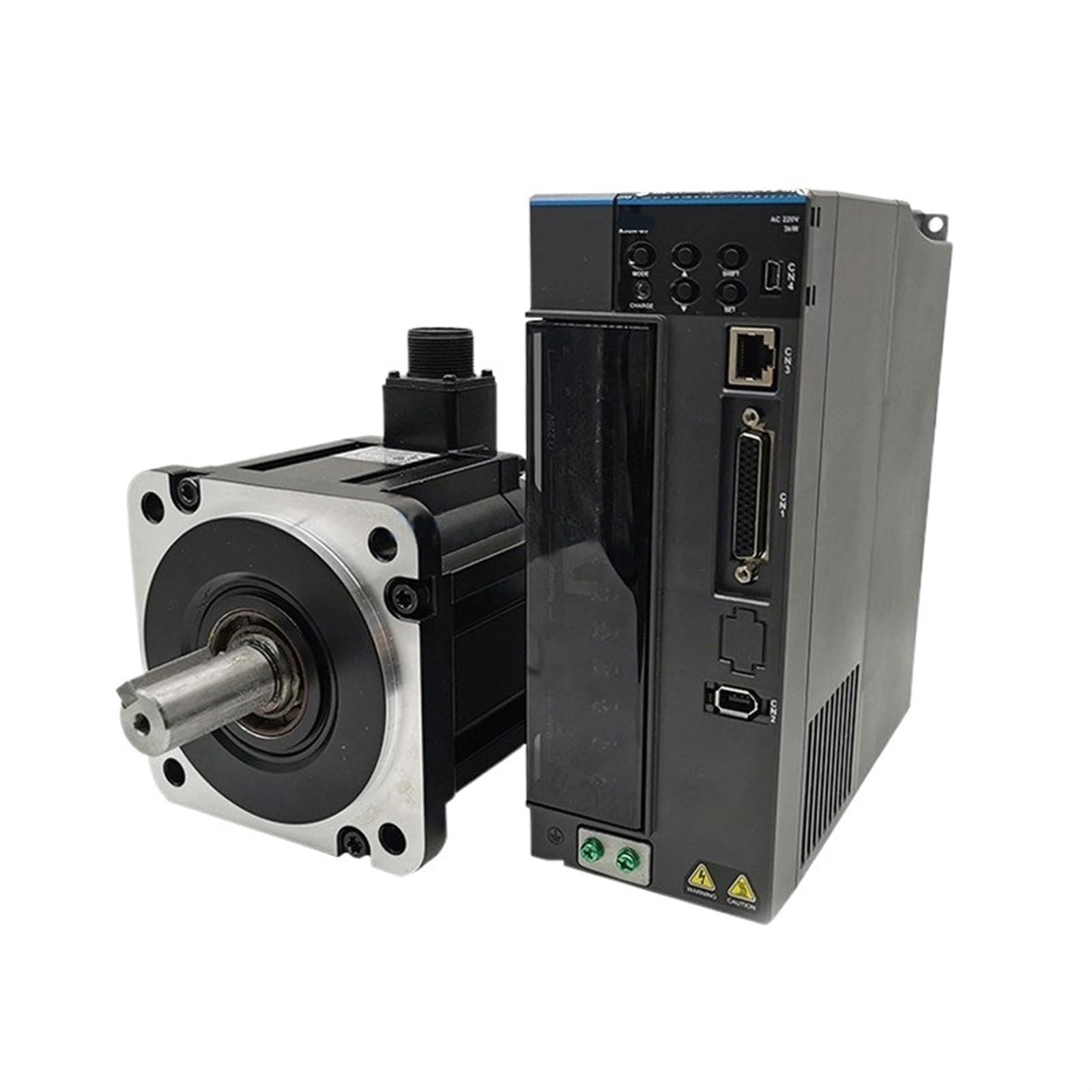 Kit Servo Motor 2KW ASD-B3-2023-E + ECM-B3M-E21320RS1 ECM-B3M-E21320SS1 con Freno 9.55NM 10.59A 2000RPM(Motor Kit)